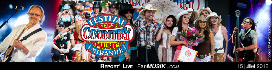 Une journée au Festival de Country Music de Mirande – 15 juillet 2012 – Mirande