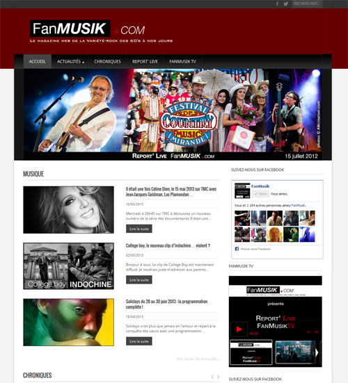 Nouveau site FanMusik.com