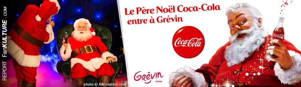 Le Père-Noël Coca-Cola est entré au Musée Grévin le 20 novembre 2013