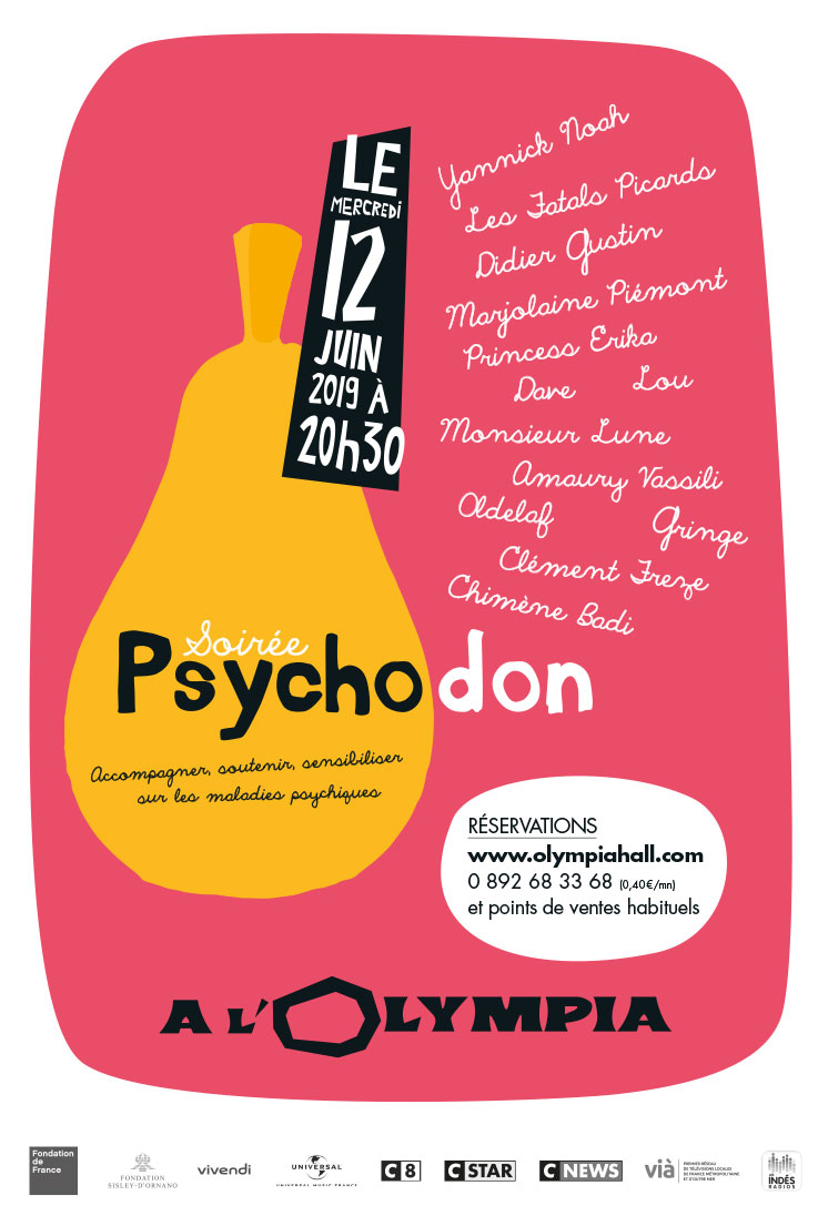Psychodon le 12 juin 2019 à l'Olympia !