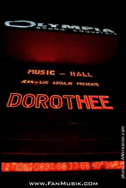 concert Dorothee a l'Olympia