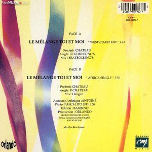 Frédéric Chateau - Le mélange toi et moi