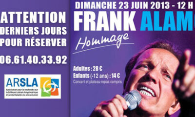 Hommage à Frank Alamo à Flagy le 23 juin 2013 avec de nombreux Artistes !