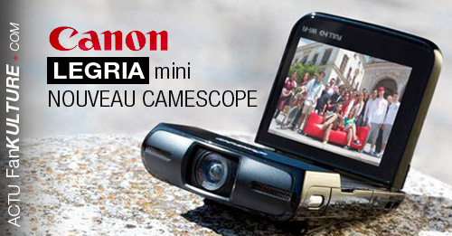 Canon dévoile son nouveau camescope : le Legria mini‬