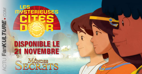 Le 1er jeu d'aventure officiel des "Mystérieuses Cités d'Or" sort le 21 novembre 2013 !