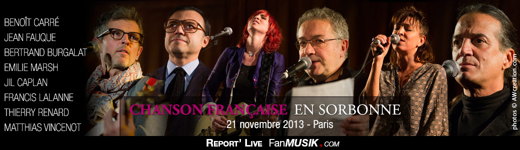 Chanson en Sorbonne – 21 novembre 2013 – La Sorbonne, Paris