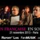 Chanson en Sorbonne – 21 novembre 2013 – La Sorbonne, Pari