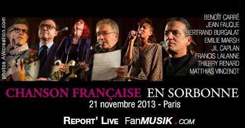 Chanson en Sorbonne – 21 novembre 2013 – La Sorbonne, Pari