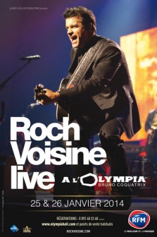 Roch Voisine les 25 & 26 janvier 2014 à l'Olympia