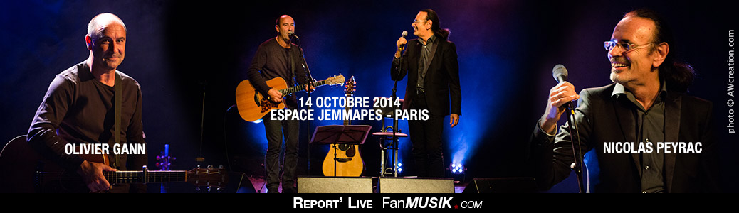 Nicolas Peyrac / Olivier Gann - 14 octobre 2014 - Espace Jemmapes, Paris