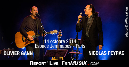 Nicolas Peyrac / Olivier Gann - 14 octobre 2014 - Espace Jemmapes, Paris