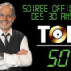 Soirée Officielle des 30 ans du TOP 50 dans les Cinémas en France !