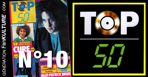 TOP 50 n°10 - 12 mai 1986 - Cure, Bowie, EJan-Jacques Goldman, Sabine Paturel