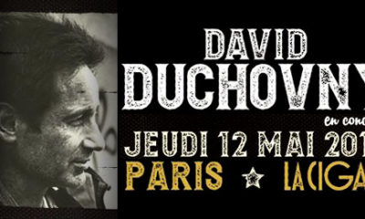 David Duchovny en concert le 12 mai 2016 à la Cigale (Paris)