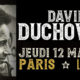 David Duchovny en concert le 12 mai 2016 à la Cigale (Paris)