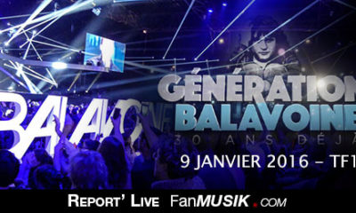 Génération Balavoine, du 9 janvier 2016, Zénith de Paris - TF1