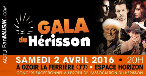 Gala du Hérisson : le 2 avril à Ozoir-la-Ferrière, un grand concert au profit de l'association du Hérisson