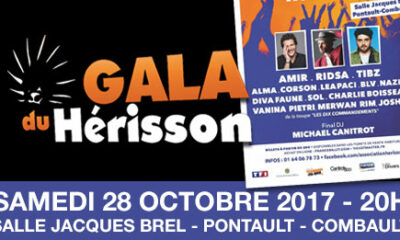 Gala du Hérisson, samedi 28 octobre 2017 à Pontault-Combault