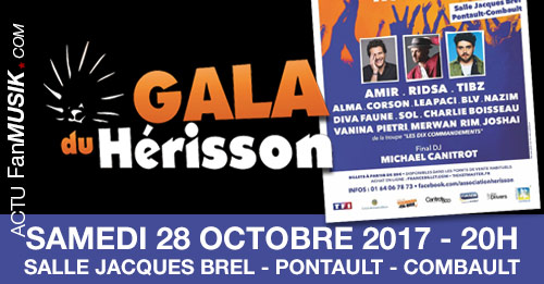 Gala du Hérisson, samedi 28 octobre 2017 à Pontault-Combault