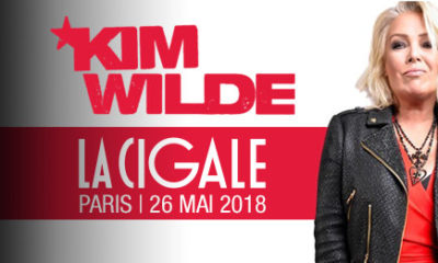 Kim Wilde en concert à La Cigale le 26 mai 2018 !