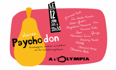 Psychodon le 12 juin 2019 à l'Olympia !