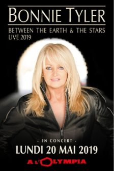 Bonnie Tyler en concert le 20 mai à l'Olympia !