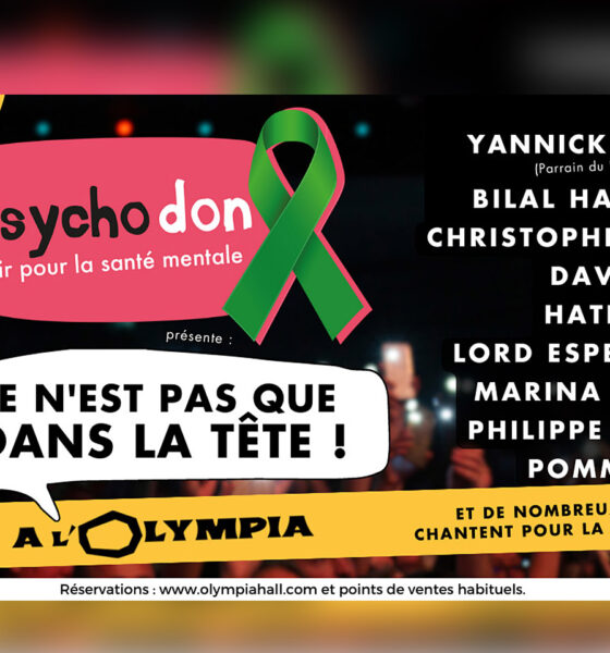 Rendez-vous le 12 juin 2023, pour la soirée Psychodon à l'Olympia !