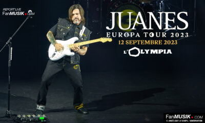 Report'live Juanes, 12 septembre 2023 à l'Olympia