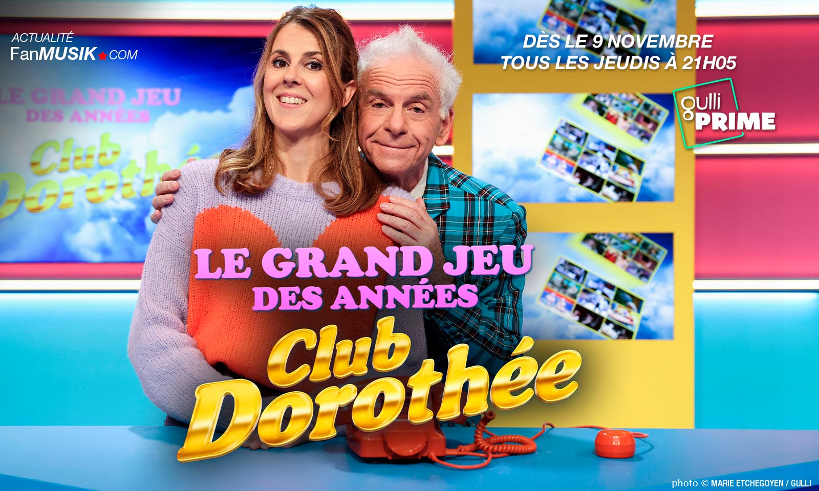  "Le Grand Jeu des Années Club Dorothée" dès le 9 novembre sur Gulli !