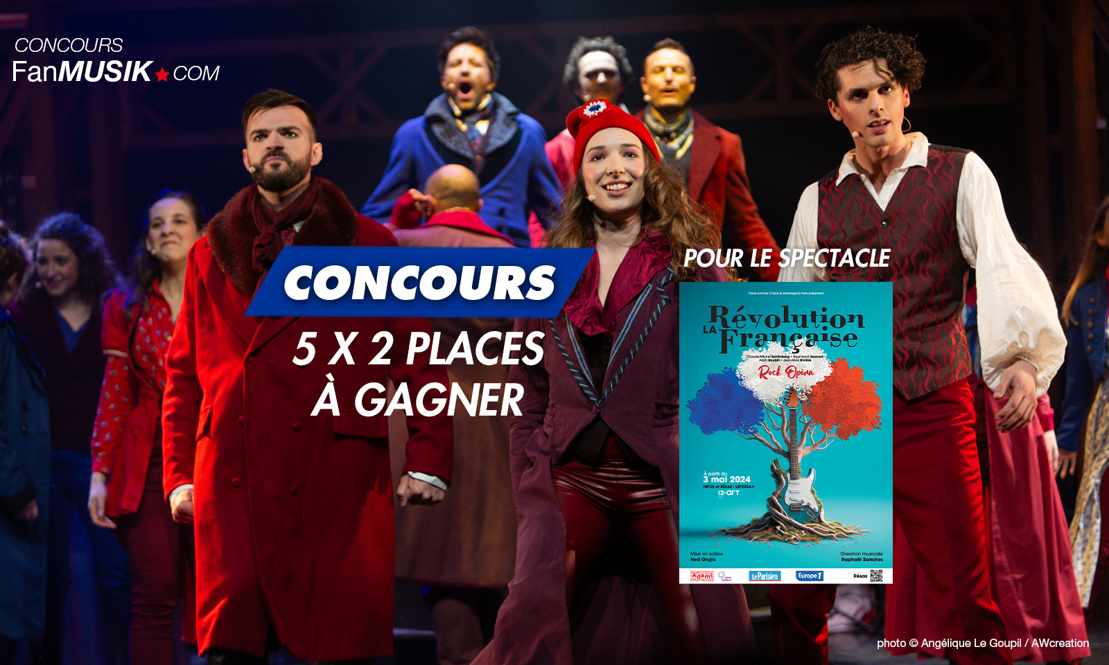 Concours : A Gagner 5x2 places pour La Révolution Française