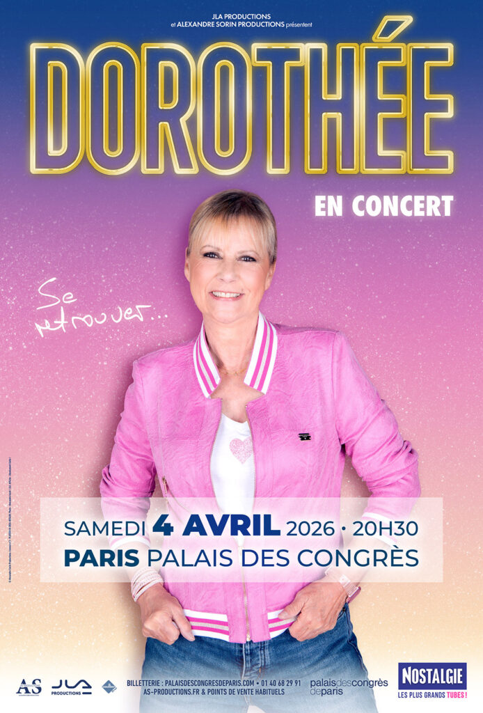 Dorothée en concert le 4 avril 2026 à Paris !
