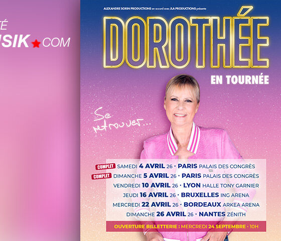 Dorothée en tournée en avril 2026 !