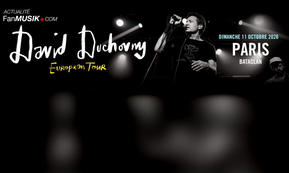 David Duchovny, 11 octobre 2026 au Bataclan (Paris)