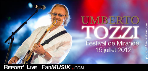 Umberto Tozzi - 15 juillet 2012 - Festival de Mirande