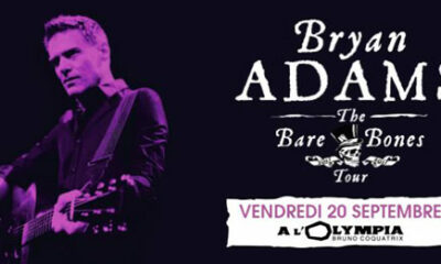 Bryan Adams le 20 septembre 2013 à l'Olympia (Paris)