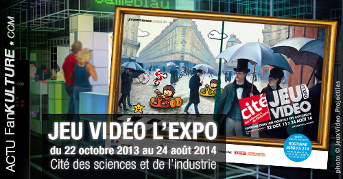Jeu vidéo L'EXPO du 22 octobre 2013 au 24 août 2014 à la Cité des sciences et de l'industrie