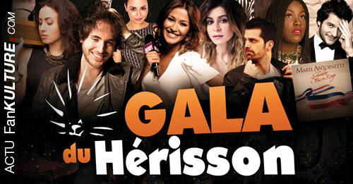 Le Gala du Hérisson, 14 mars 2015 à Ozoir-la-Ferrière avec Kyo, M. Miro, J. Zenatti…