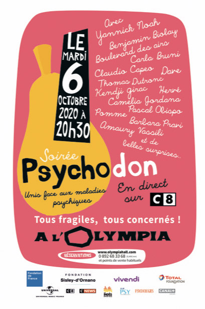 Psychodon, le 6 octobre 2020 à l'Olympia !