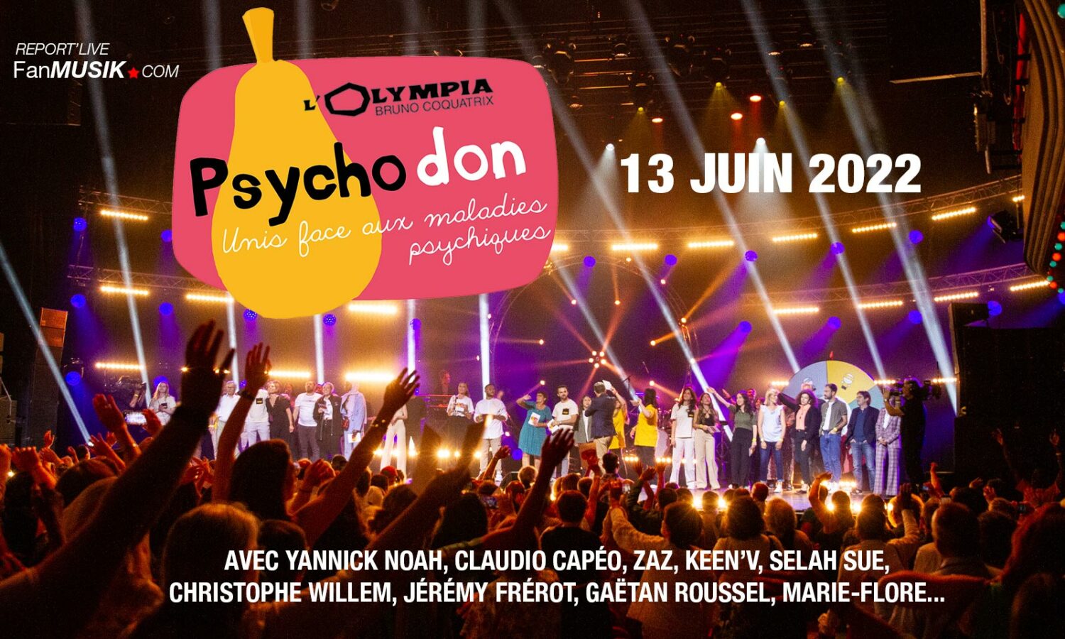 Psychodon 2022, 13 juin 2022 à l’Olympia – Paris