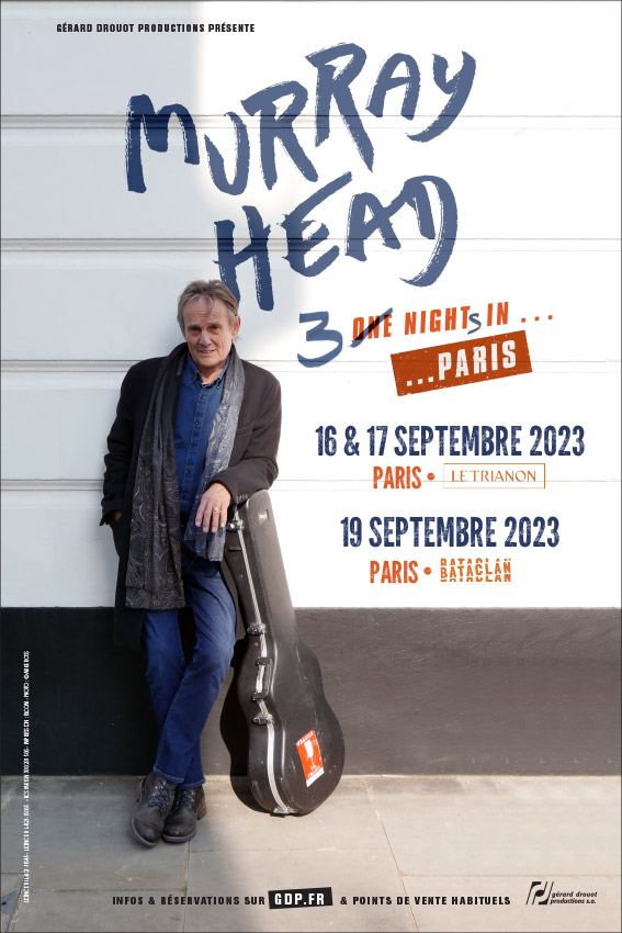 Murray Head en concert les 16, 17 et 19 septembre à Paris (Trianon et Bataclan) !